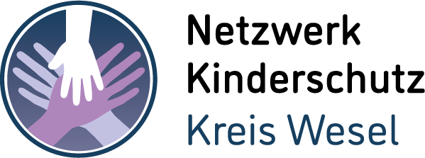 Willkommen logo netzwerk kinderschutz vektor